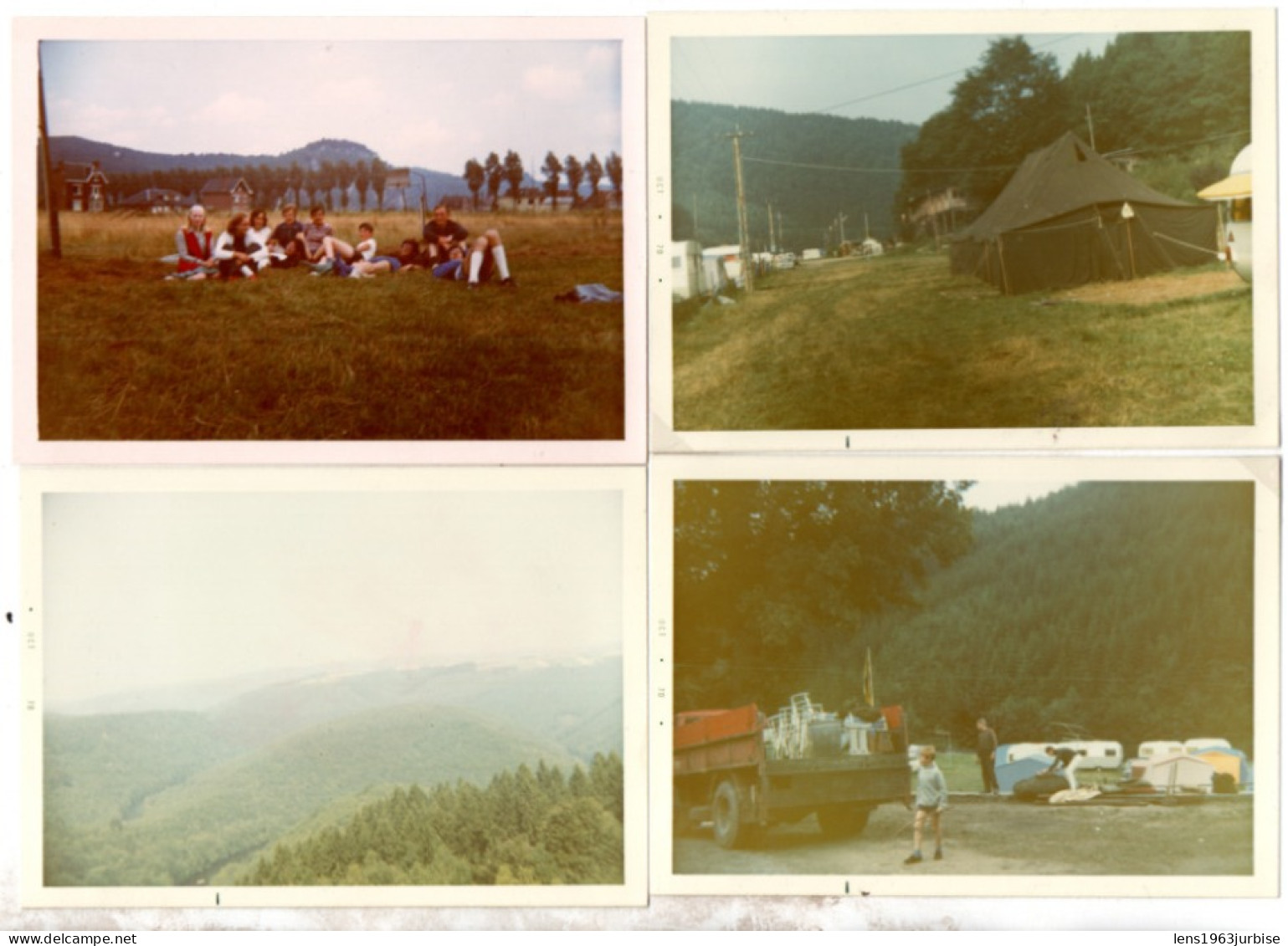 Maboge , Camping De Rogival , 4 Photos ( 1970 ) - Martelange