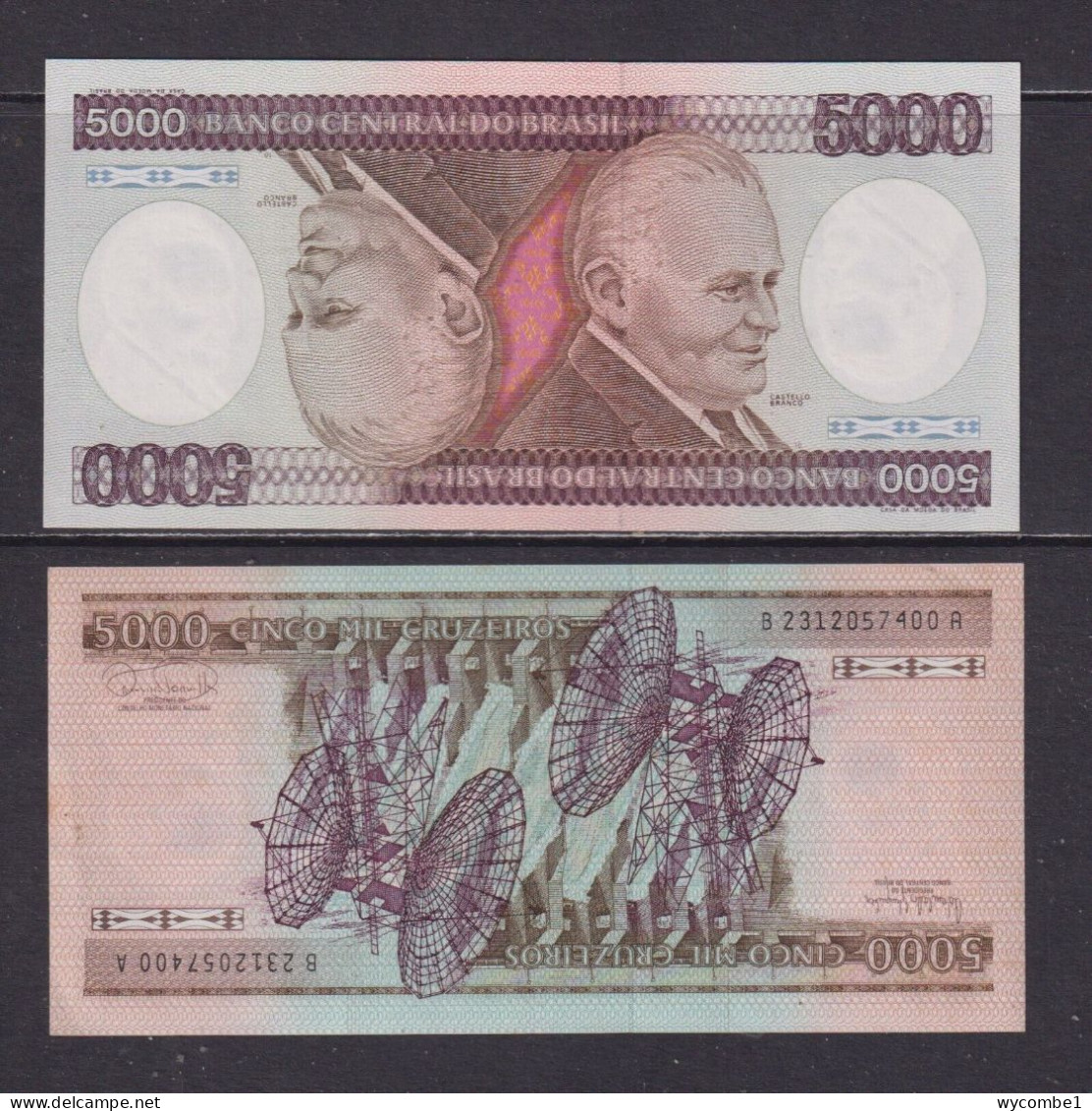 BRASIL  -  1986 500 Cruzeiros  UNC  Banknote - Brésil