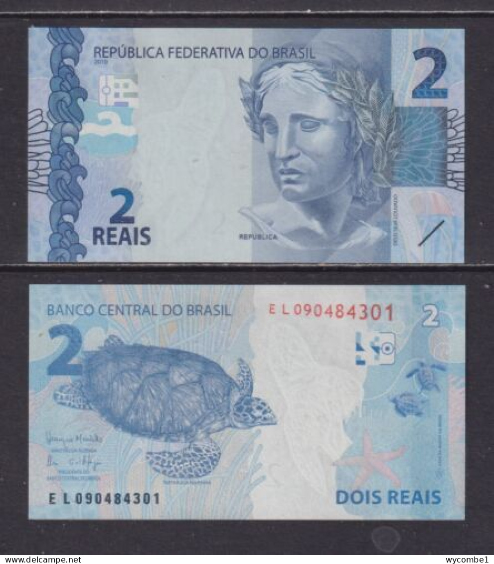 BRASIL  -  2010 2 Reais  UNC  Banknote - Brésil