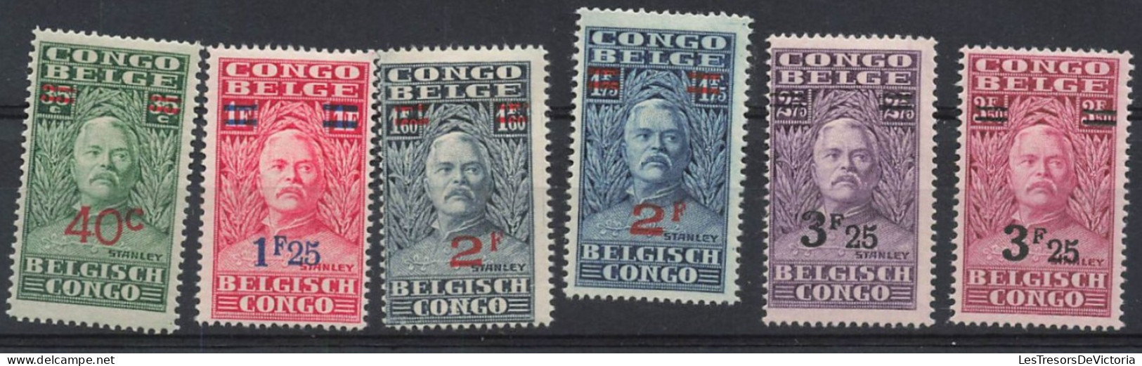 Congo Belge - 1931 - COB 162/67* - Timbres " Starley" Avec Surcharges - Cote 18 - Nuovi
