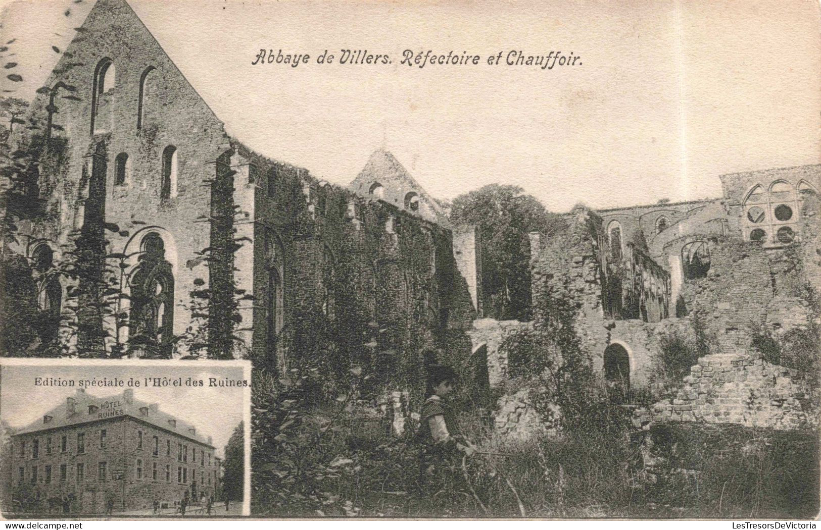 BELGIQUE - Abbaye De Villers - Réfectoire Et Chauffoir -  Carte Postale Ancienne - Villers-la-Ville