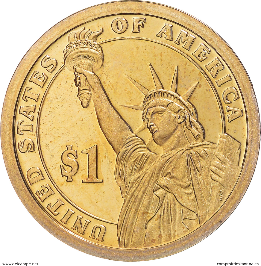 Monnaie, États-Unis, Millard Fillmore, Dollar, 2010, U.S. Mint, San Francisco - 2007-…: Presidents