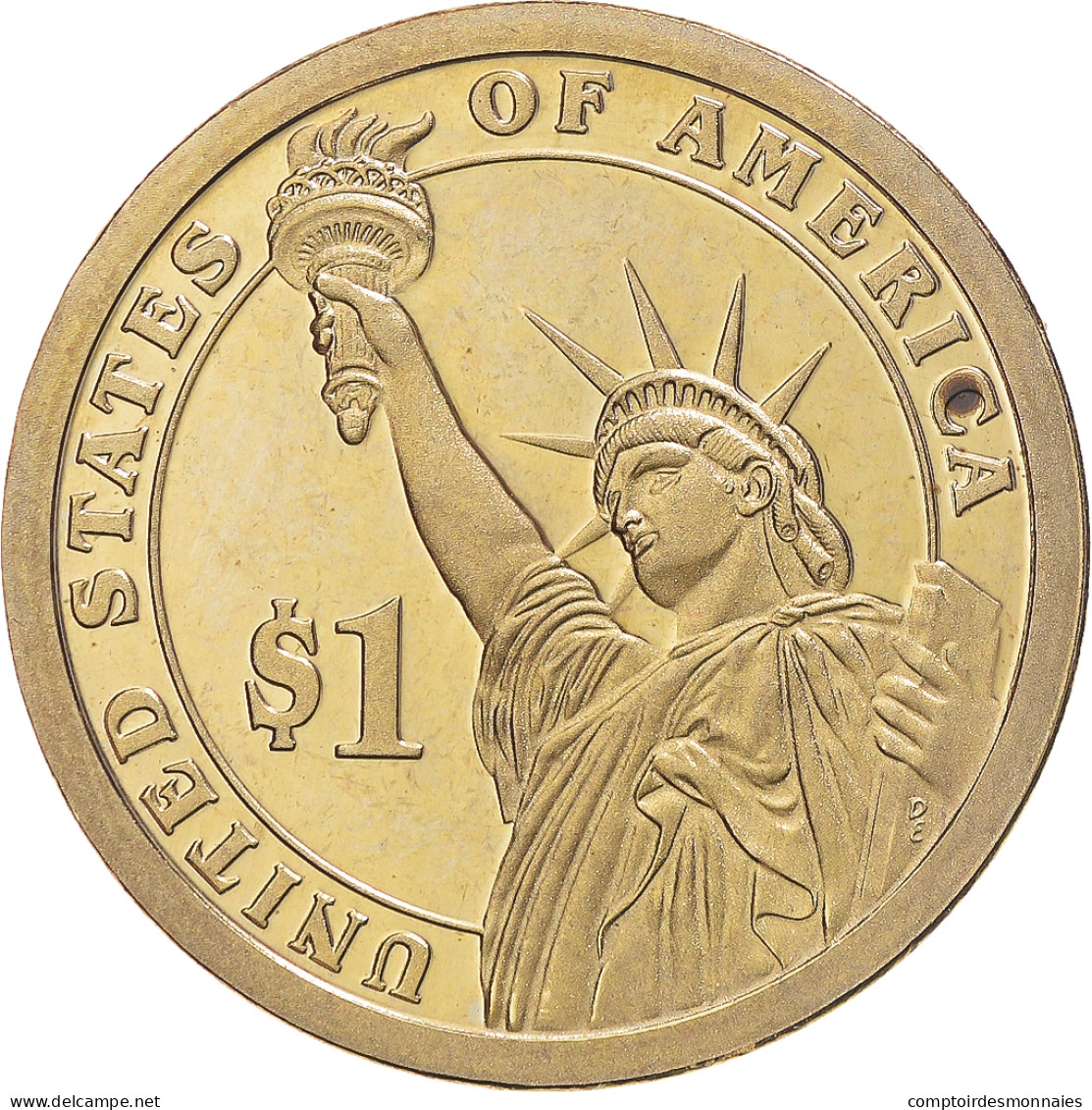 Monnaie, États-Unis, James Buchanan, Dollar, 2010, U.S. Mint, San Francisco - 2007-…: Presidents