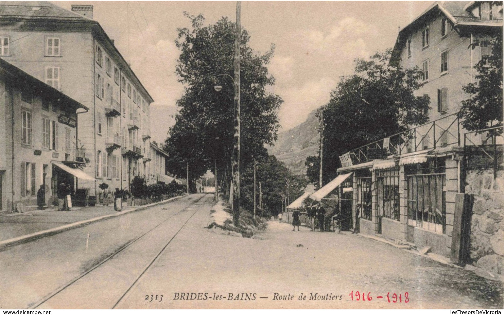 FRANCE - Albertville - Brides Les Bains - Route De Moutiers - Carte Postale Ancienne - Albertville