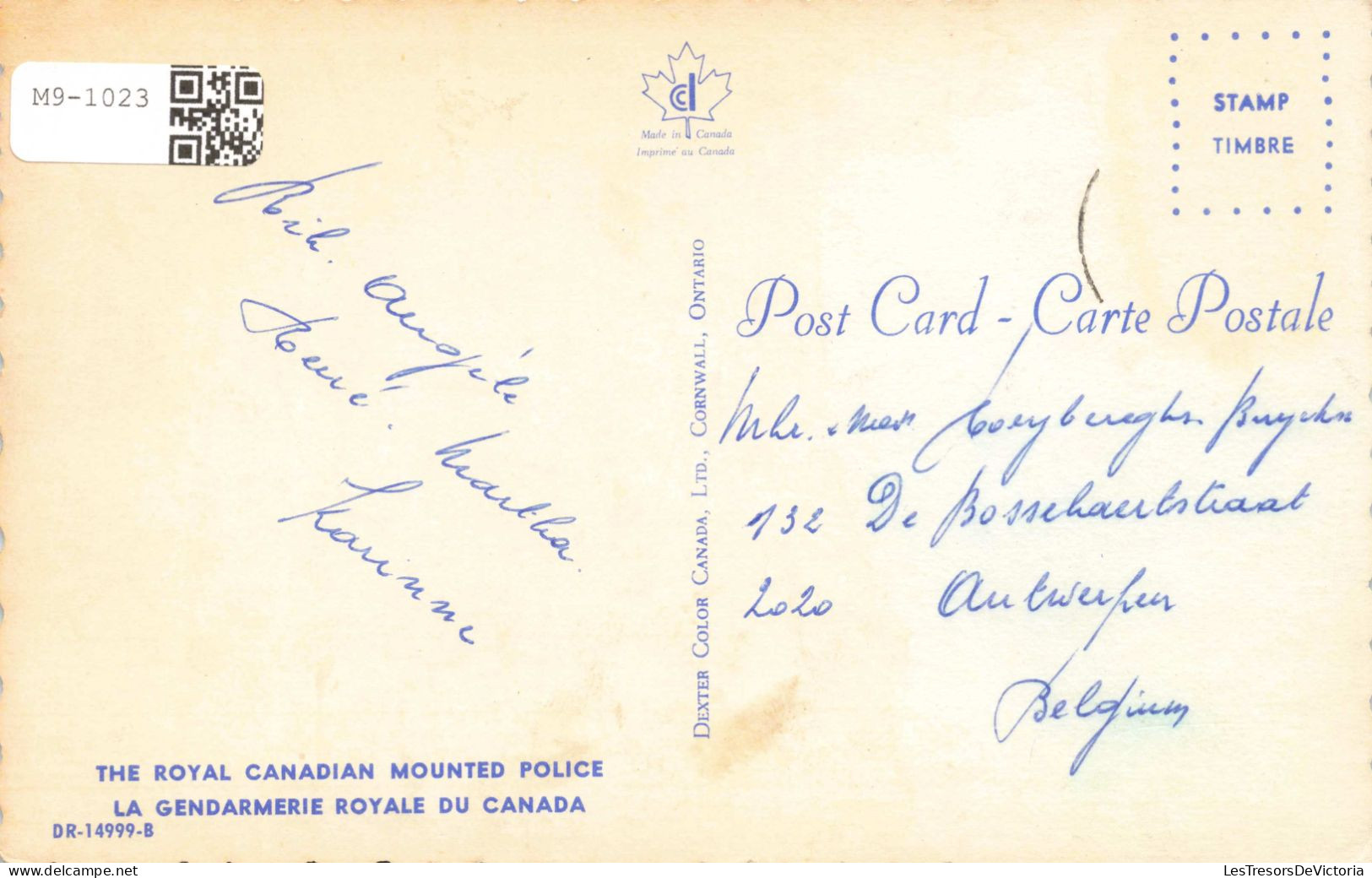 CANADA - La Gendarmerie Royale Au Canada - Colorisé - Carte Postale Ancienne - Ohne Zuordnung