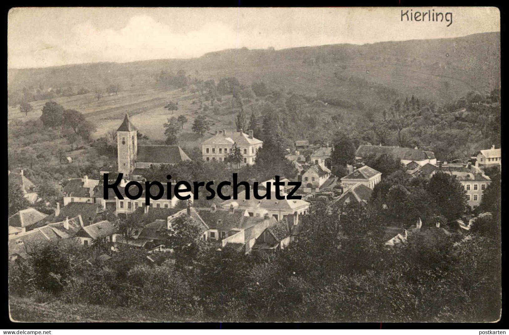ALTE POSTKARTE KIERLING PANORAMA GESAMTANSICHT KLOSTERNEUBURG NIEDERÖSTERREICH Österreich Ansichtskarte AK Cpa Postcard - Klosterneuburg