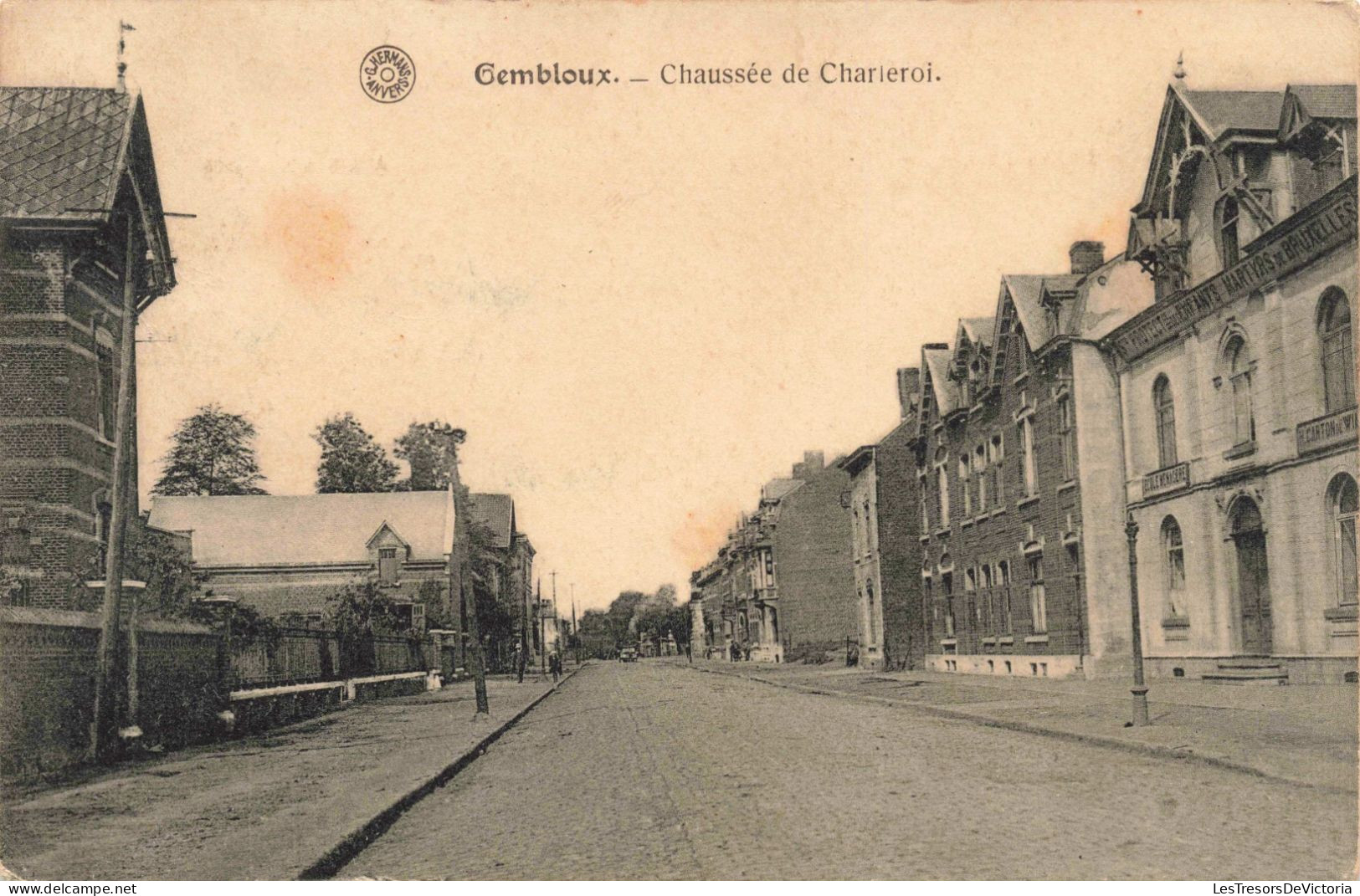 BELGIQUE - Gembloux - Chaussée De Charleroi - Carte Postale Ancienne - Gembloux