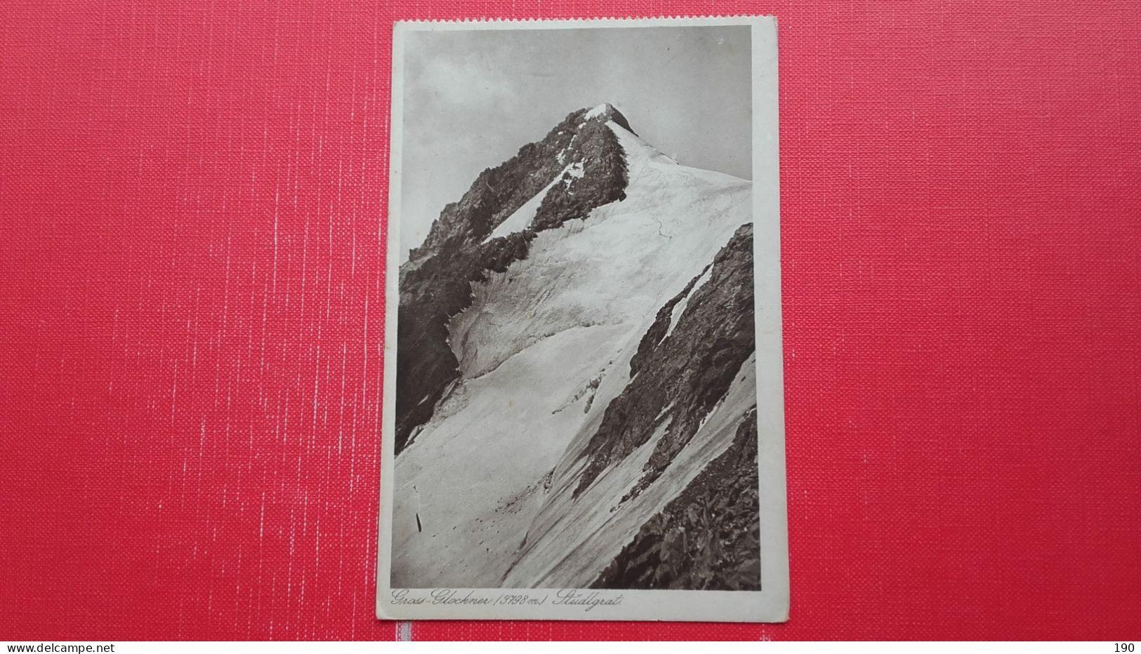 8 postcards.Grossglockner.Karl Jurischek,Salzburg