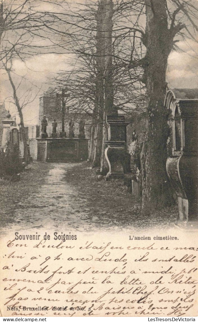 BELGIQUE - Soignies - L'ancien Cimetière - Carte Postale Ancienne - Soignies