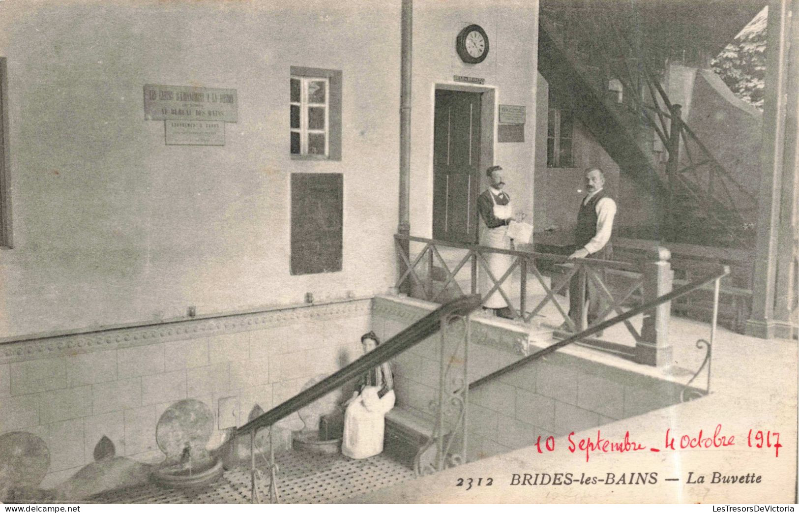 FRANCE - Albertville - Brides Les Bains - La Buvette - Carte Postale Ancienne - Albertville