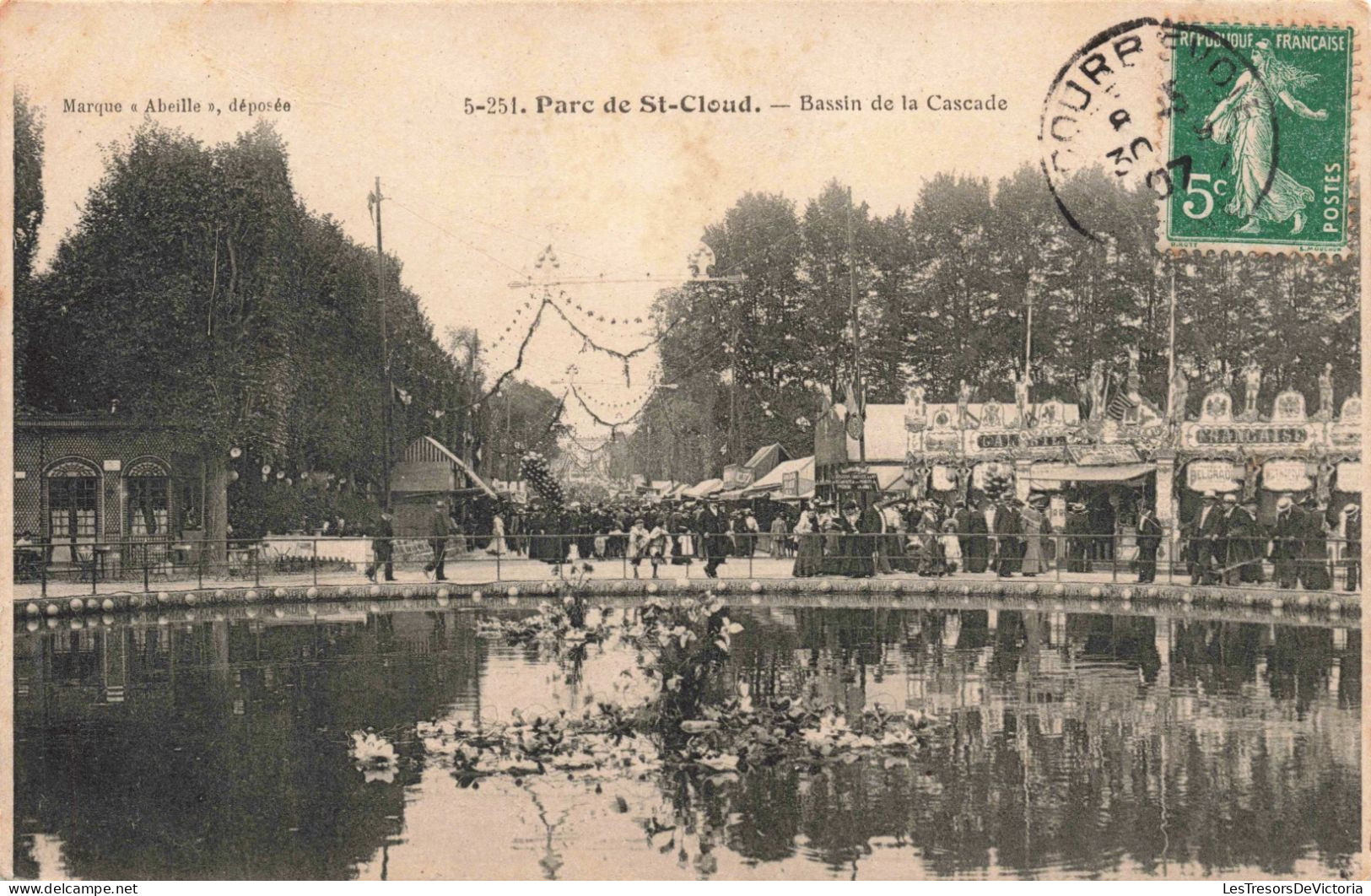 FRANCE - Parc De Saint Cloud - Bassin De La Cascade - Carte Postale Ancienne - Saint Cloud