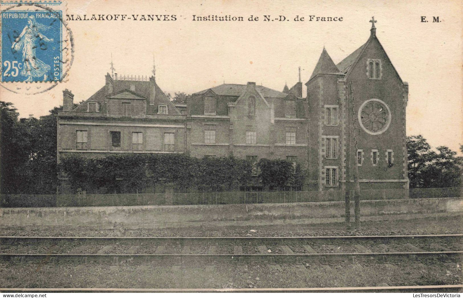 FRANCE - Malakoff Vanves - Institution Notre Dame De France - Carte Postale Ancienne - Malakoff