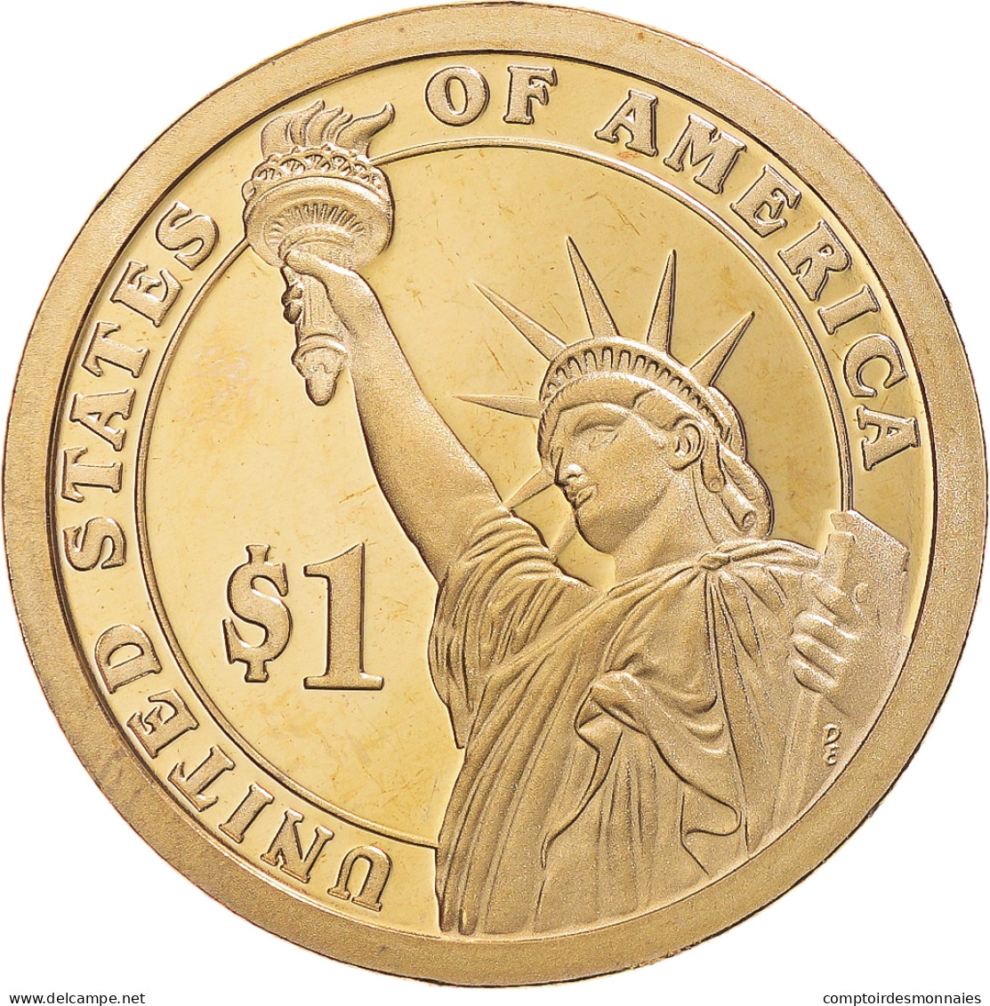 Monnaie, États-Unis, James Monroe, Dollar, 2008, U.S. Mint, San Francisco - 2007-…: Presidents