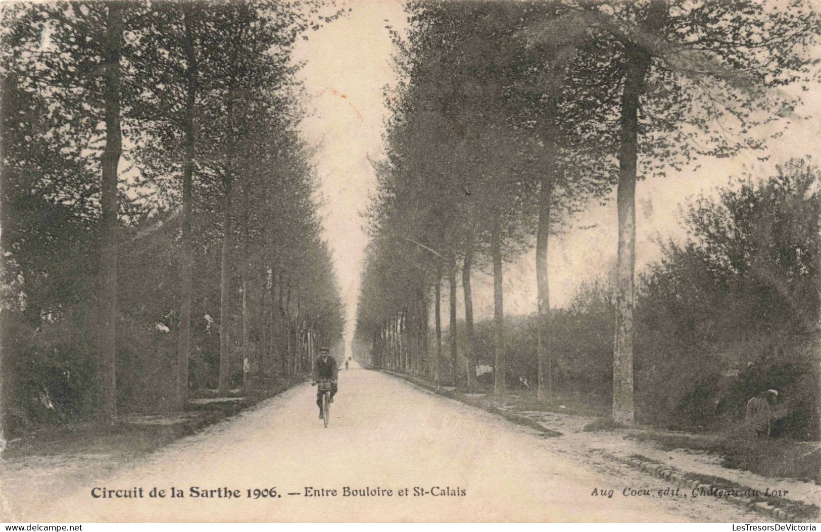FRANCE - Circuit De La Sarthe 1906 - Entre Bouloire Et St Calais  - Carte Postale Ancienne - Bouloire