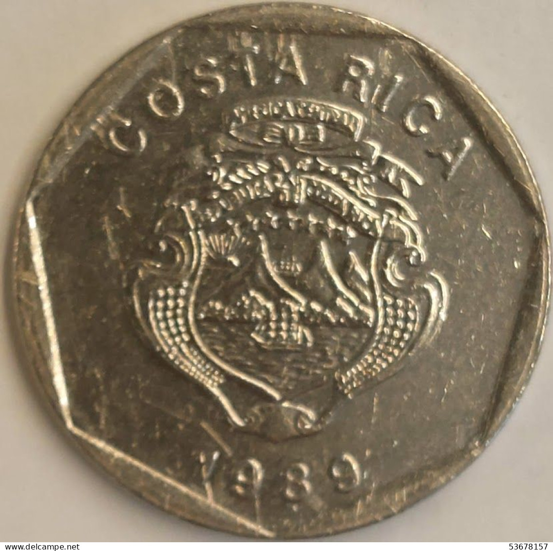 Costa Rica - 5 Colones 1989, KM# 214.1 (#2699) - Costa Rica