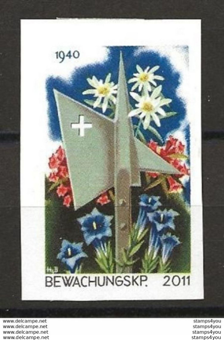 406 - 70a - Timbre Non-dentelé Neuf  "Bewachungskp. 2011  - 1940" - Vignetten