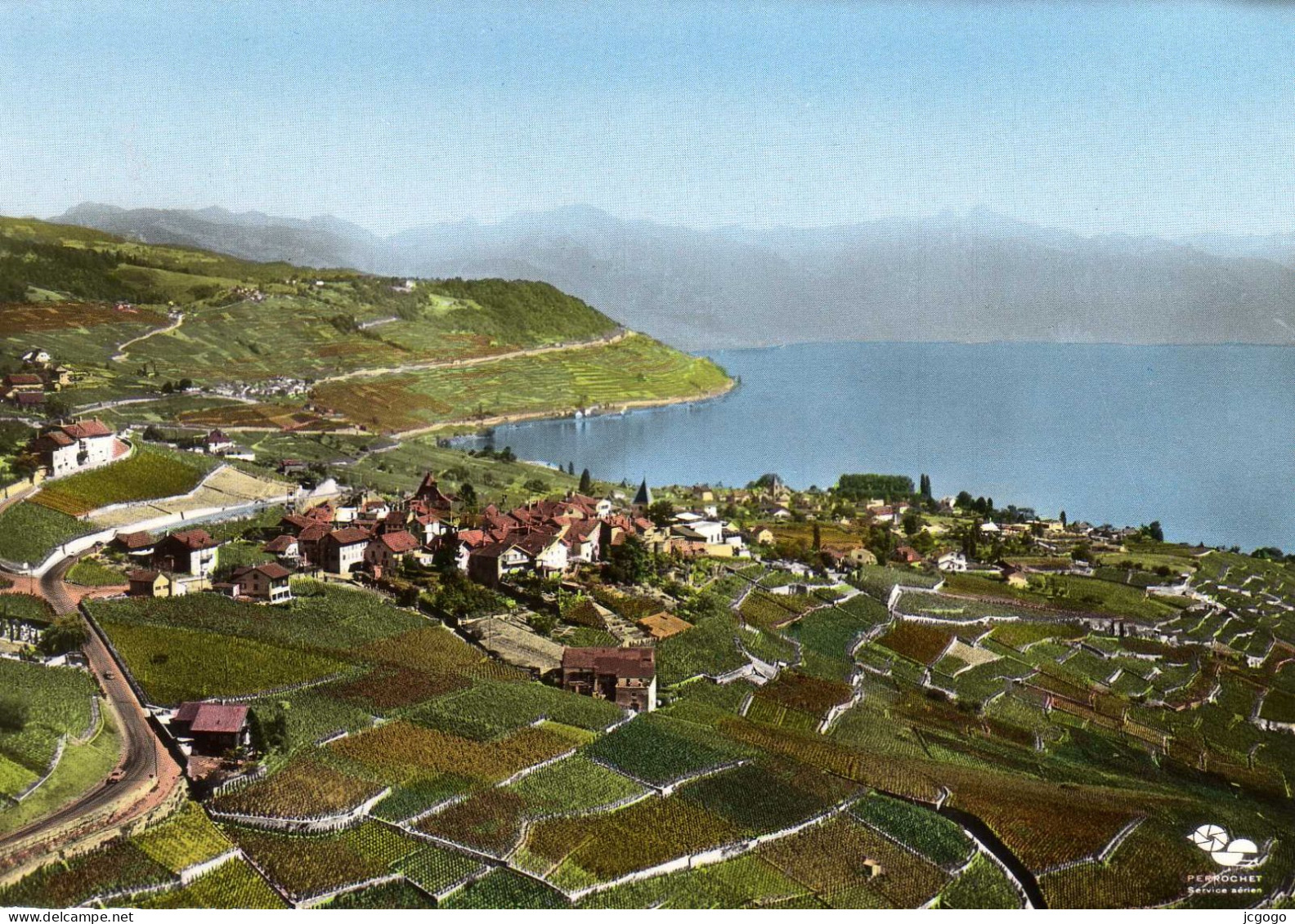 SUISSE GRANDVAUX   Vue Aérienne - Grandvaux