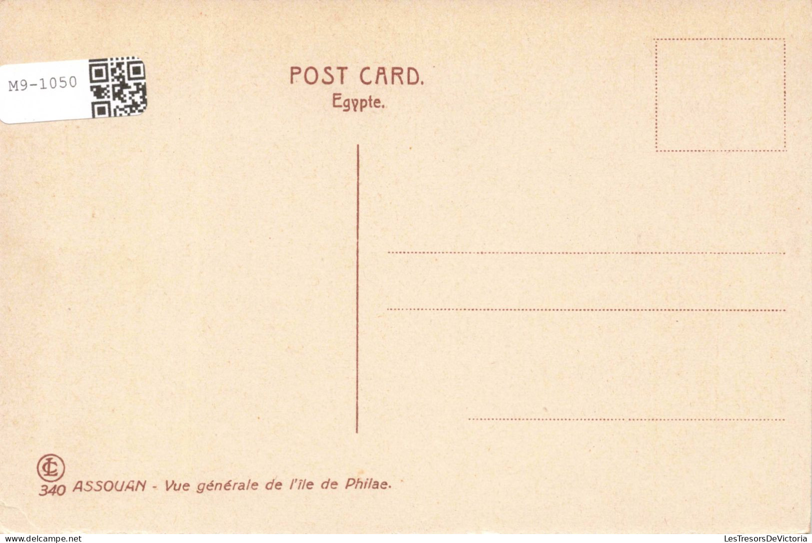EGYPTE - Assouan - Vue Générale De L'île De Philae - Colorisé - Carte Postale Ancienne - Assouan