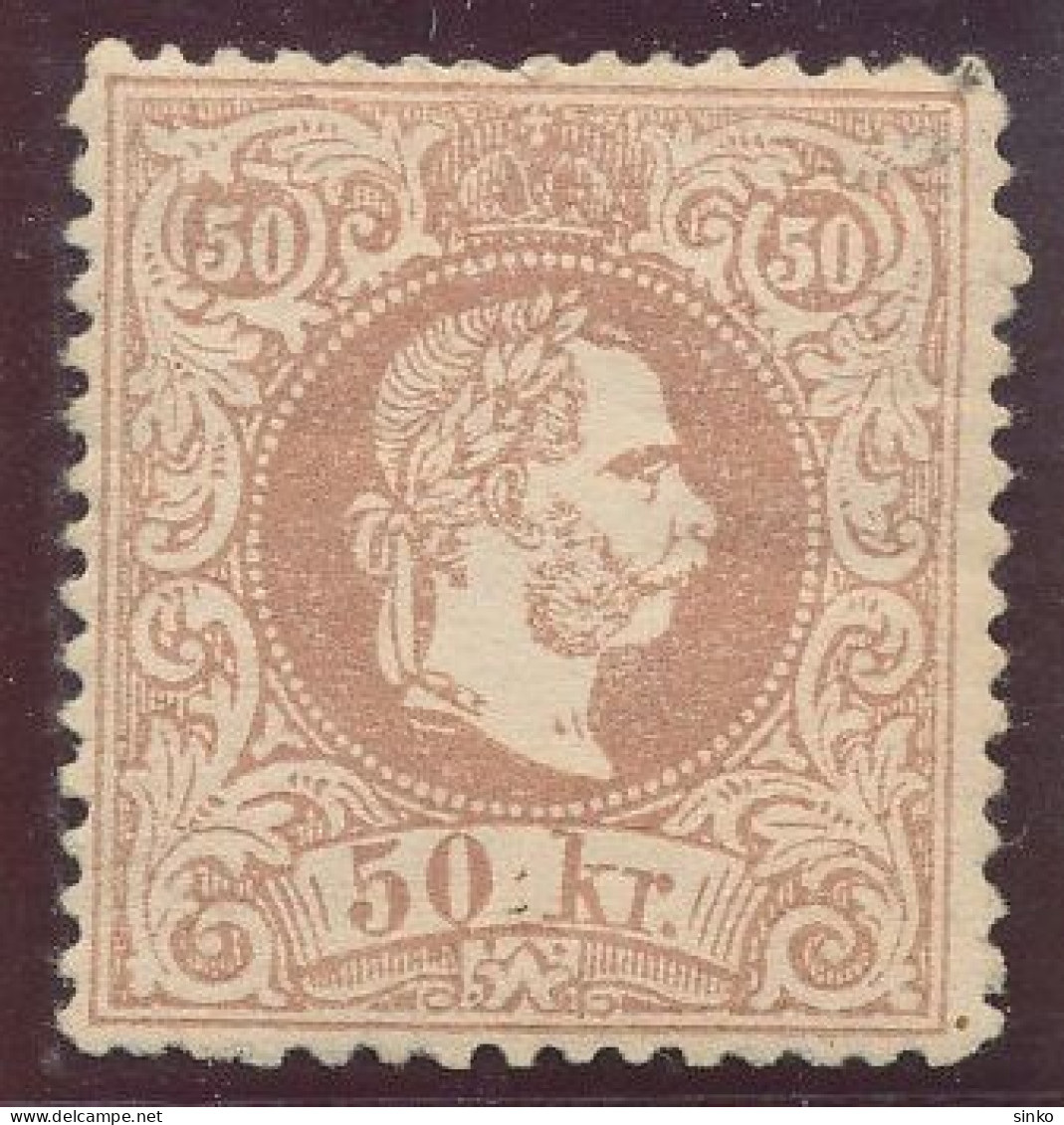 1867. Typography 50kr Stamp - Ungebraucht