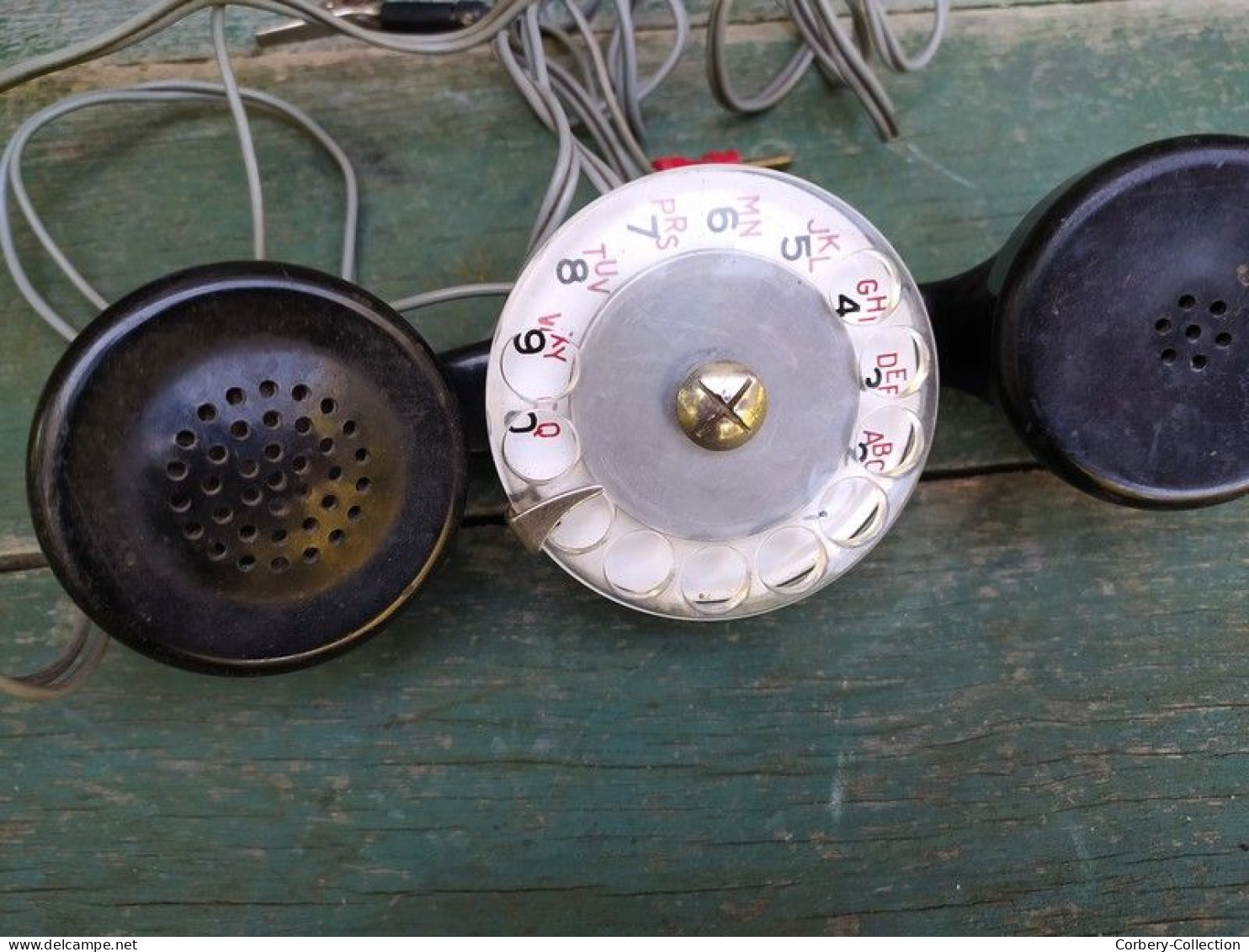 Ancien Téléphone Testeur De Ligne Combiné à Cacran PTT Vintage - Telefoontechniek