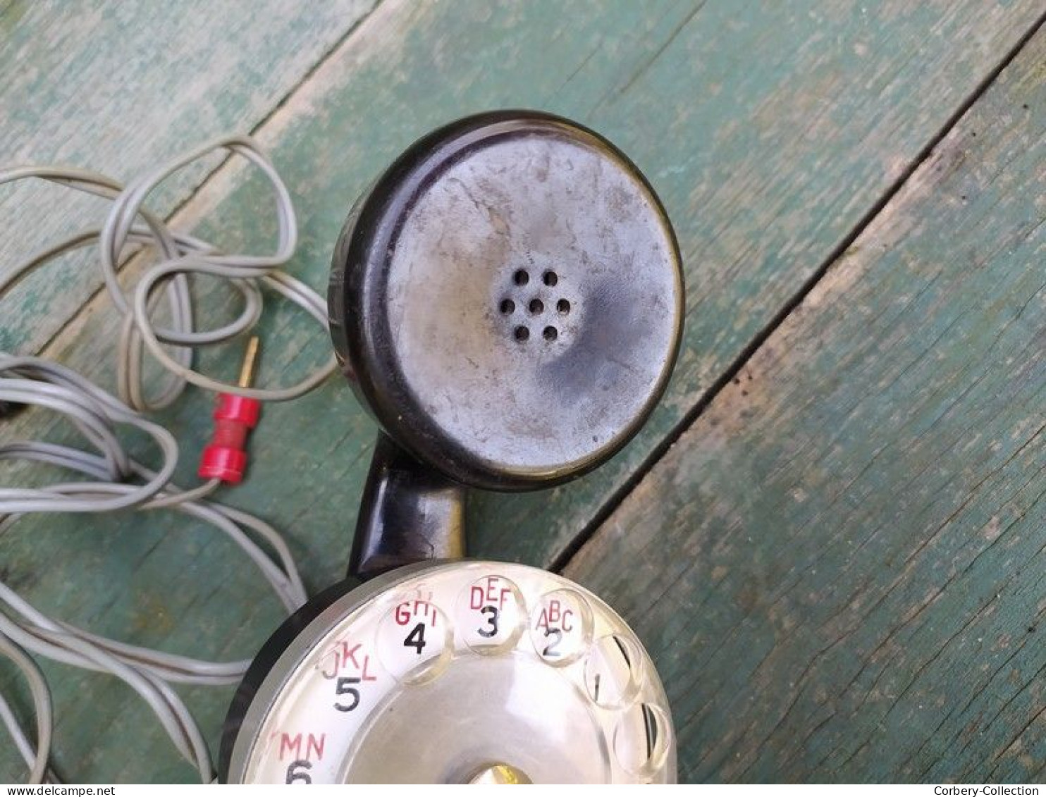 Ancien Téléphone Testeur De Ligne Combiné à Cacran PTT Vintage - Telefonía