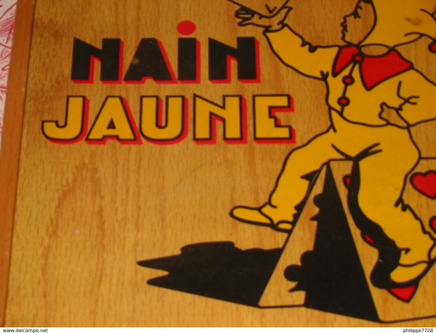 Jeux  Nain jaune ancien en bois