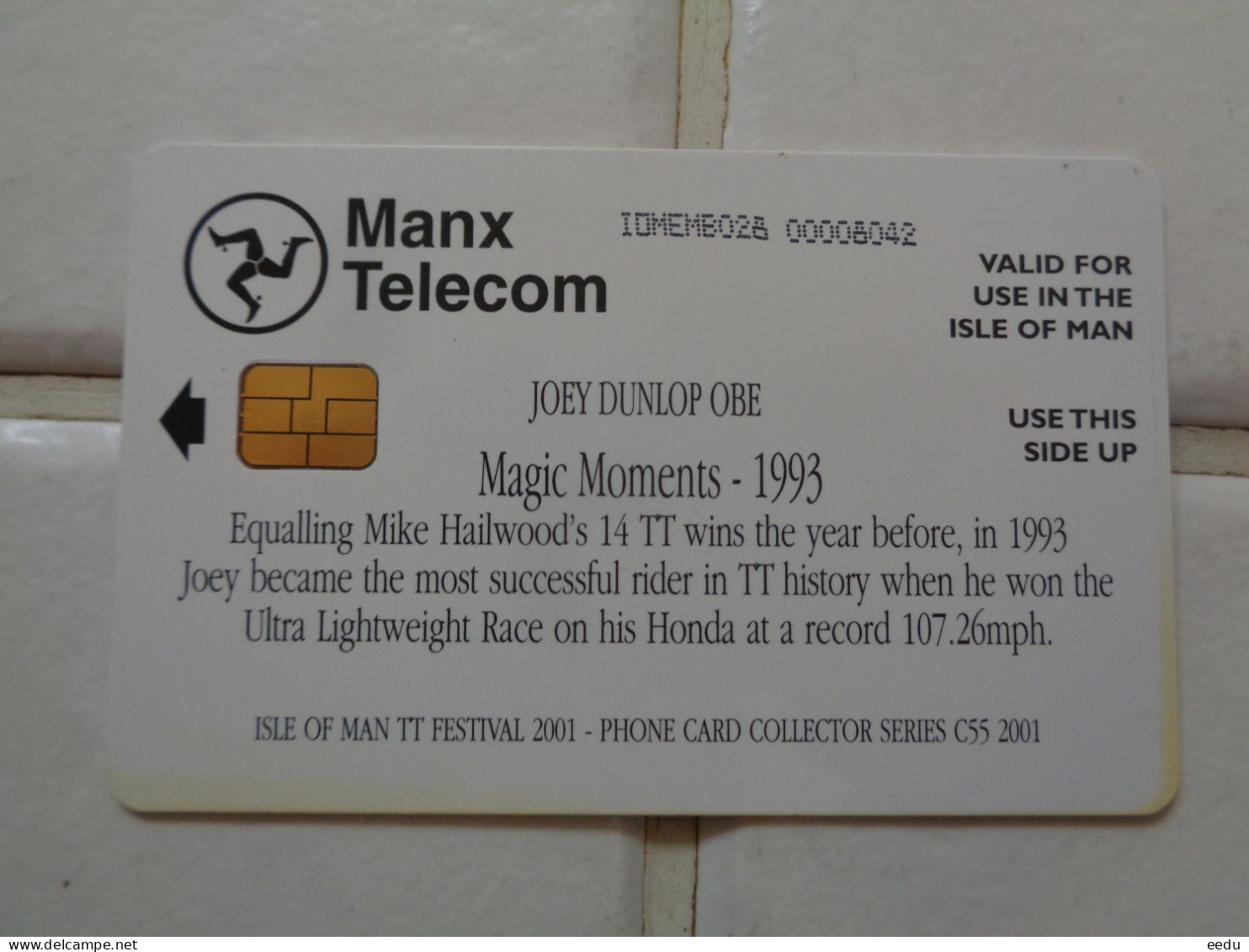 Isle Of Man Phonecard - Man (Isle Of)