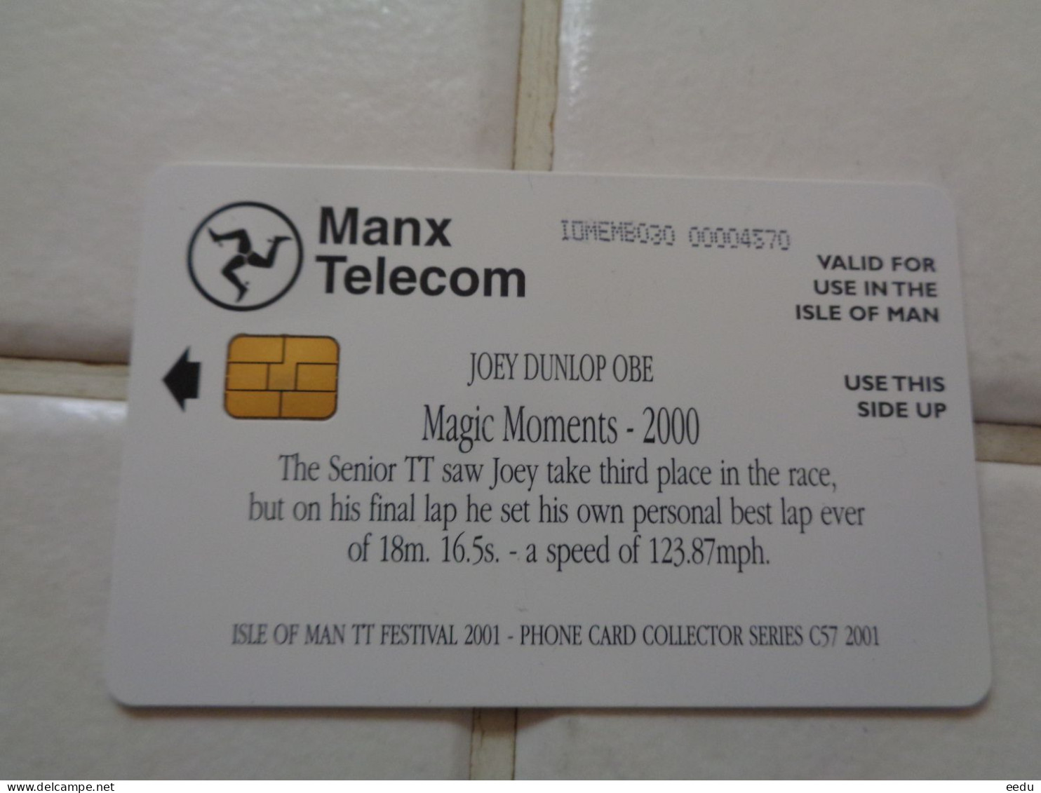 Isle Of Man Phonecard - Man (Isle Of)