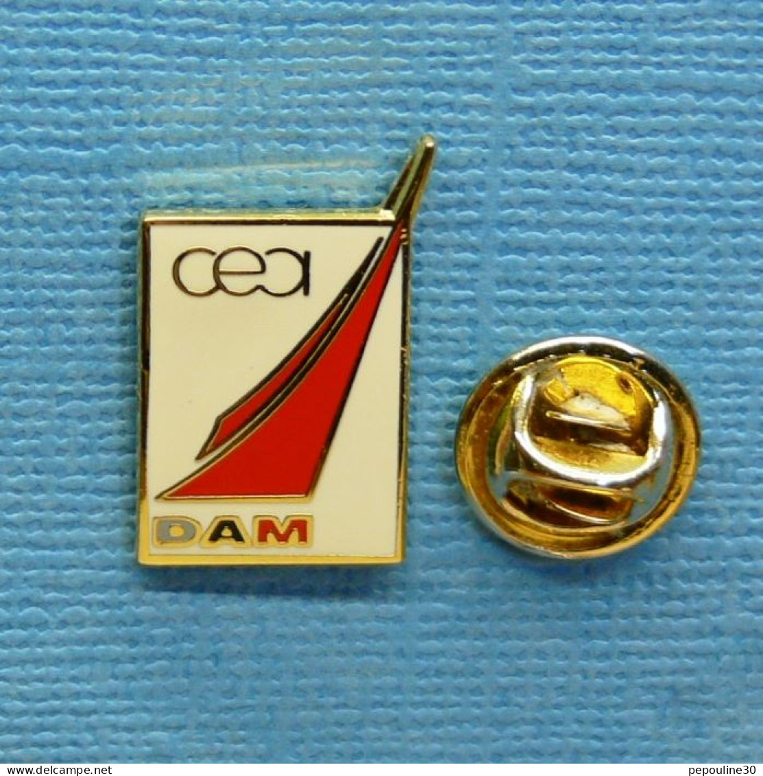 1 PIN'S //  ** " C.E.A. " COMMISSARIAT À L'ÉNERGIE ATOMIQUE " D.A.M. " DIRECTION APPLICATIONS MILITAIRES ** . (Formula) - EDF GDF