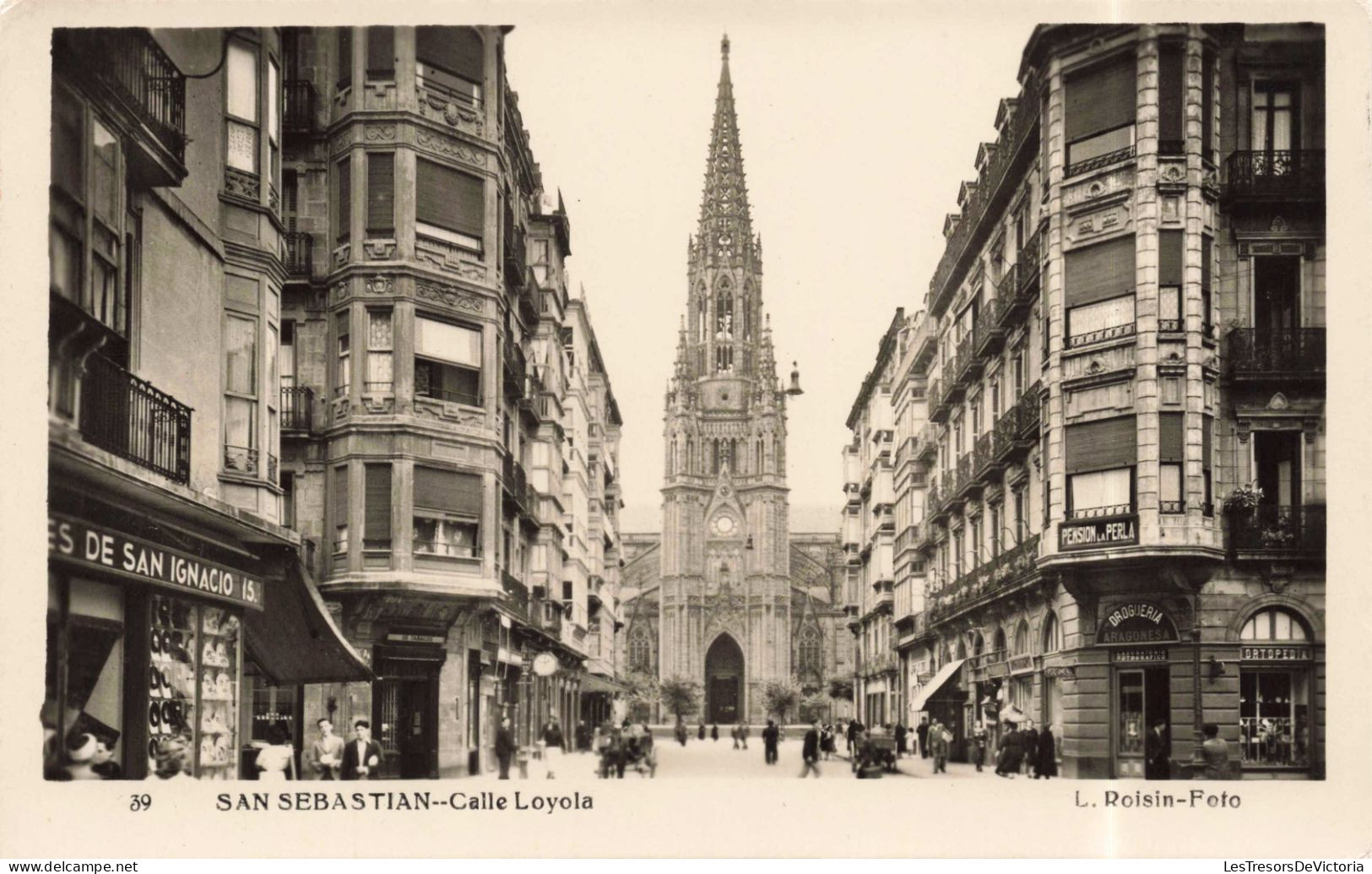 ESPAGNE - Guipuzcoa - San Sebastian - Calle Loyola - Carte Postale Ancienne - Guipúzcoa (San Sebastián)