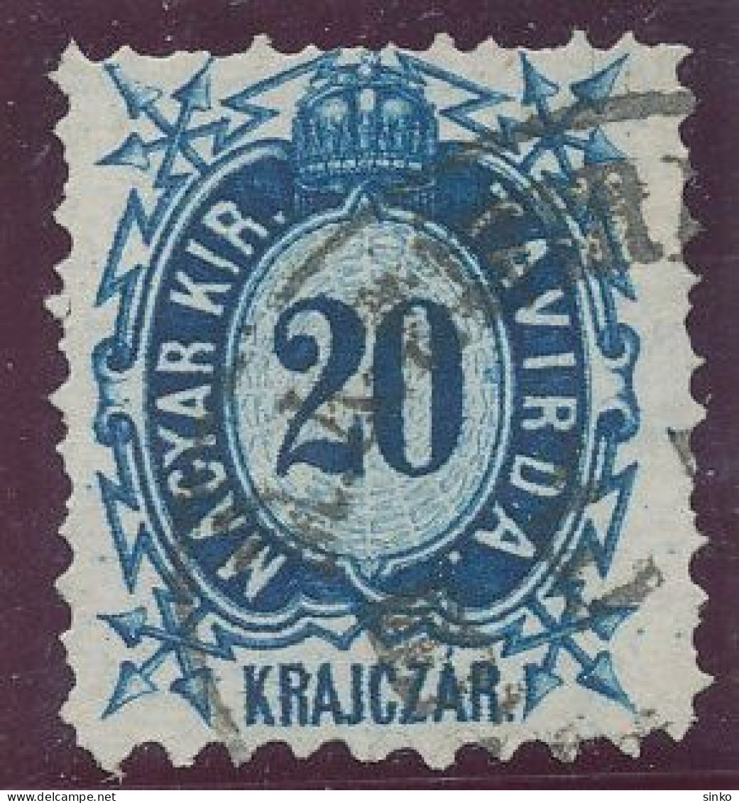 1873. Telegraph, Lithography 20kr Stamp - Telegrafi