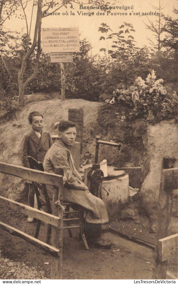 BELGIQUE - Louveigné - Banneux - Source Où La Vierge Des Pauvres S'est Arrêtée - Carte Postale Ancienne - Liege