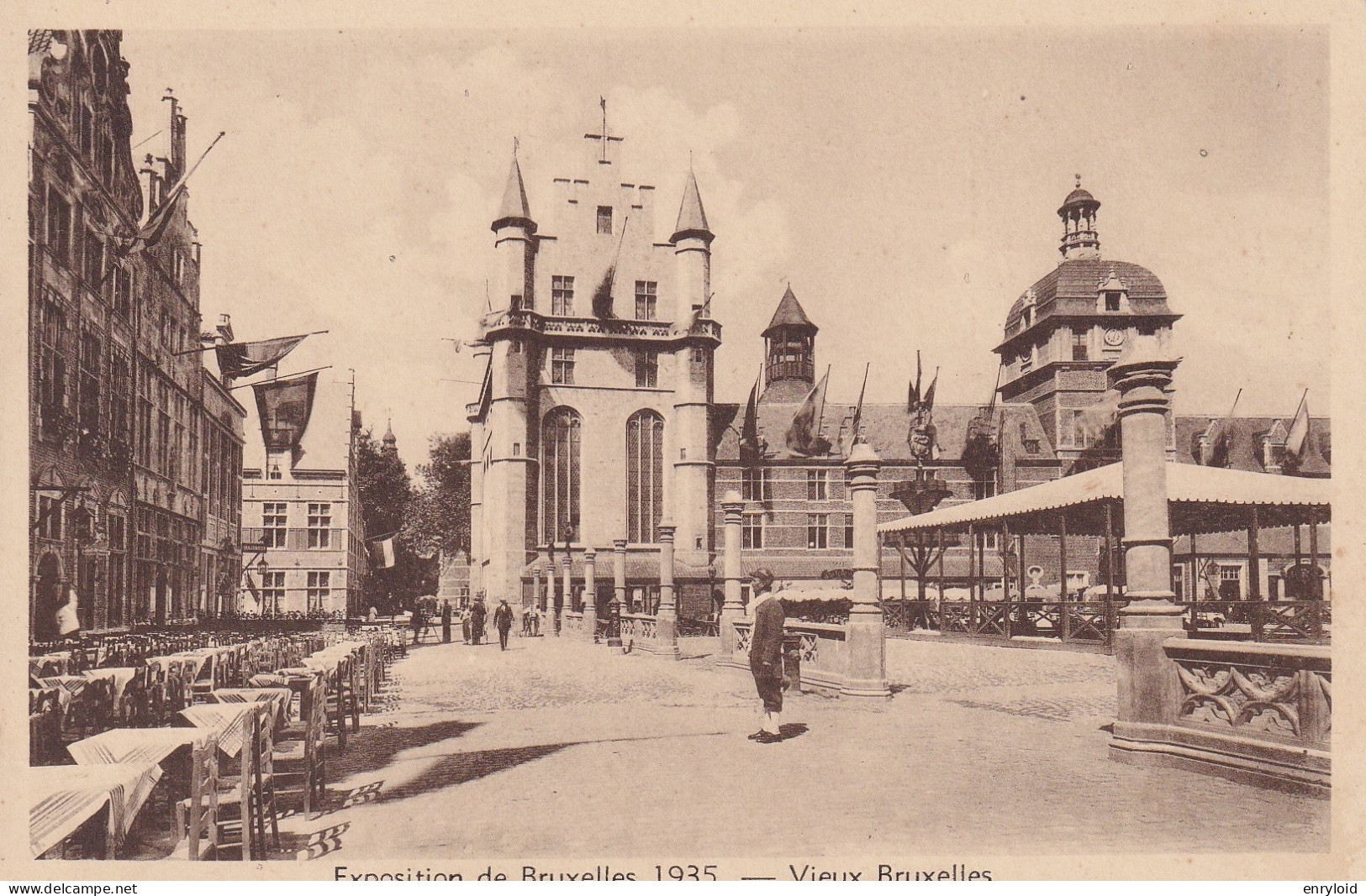 Exposition De Bruxelles 1935 Palais Des Ducs Brabant La Magna Aula - Fêtes, événements