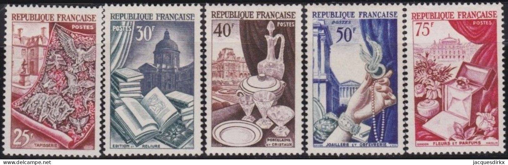 France  .  Y&T   .    970/974   .   **    .    Neuf Avec Gomme Et SANS Charnière - Unused Stamps