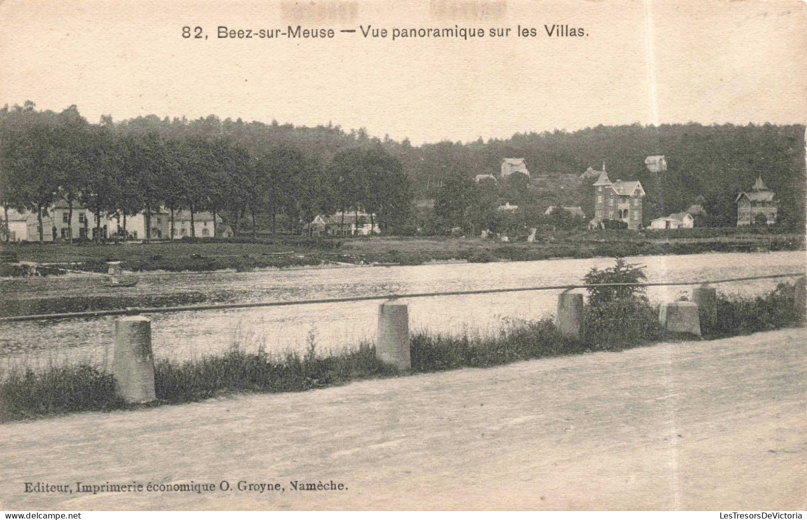 BELGIQUE - Beez-sur-Meuse - Vue Panoramique Sur Les Villas - Carte Postale Ancienne - Namen