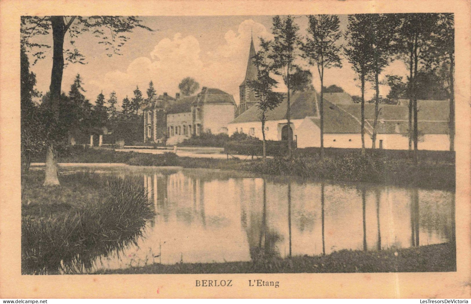 BELGIQUE - Berloz - L'Etang - Carte Postale Ancienne - Berloz