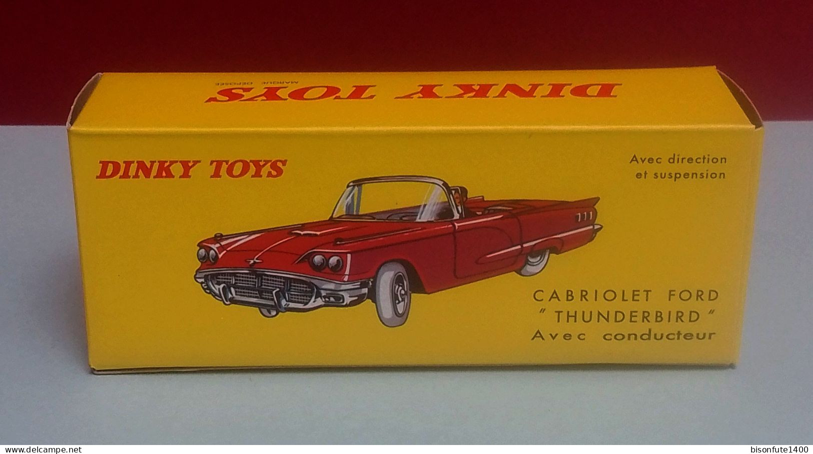 CABRIOLET FORD THUNDERBIRD DINKY TOYS ATLAS Avec Conducteur, Direction Et Suspension - Neuve Avec Sa Boîte( V. Photos ). - Dinky