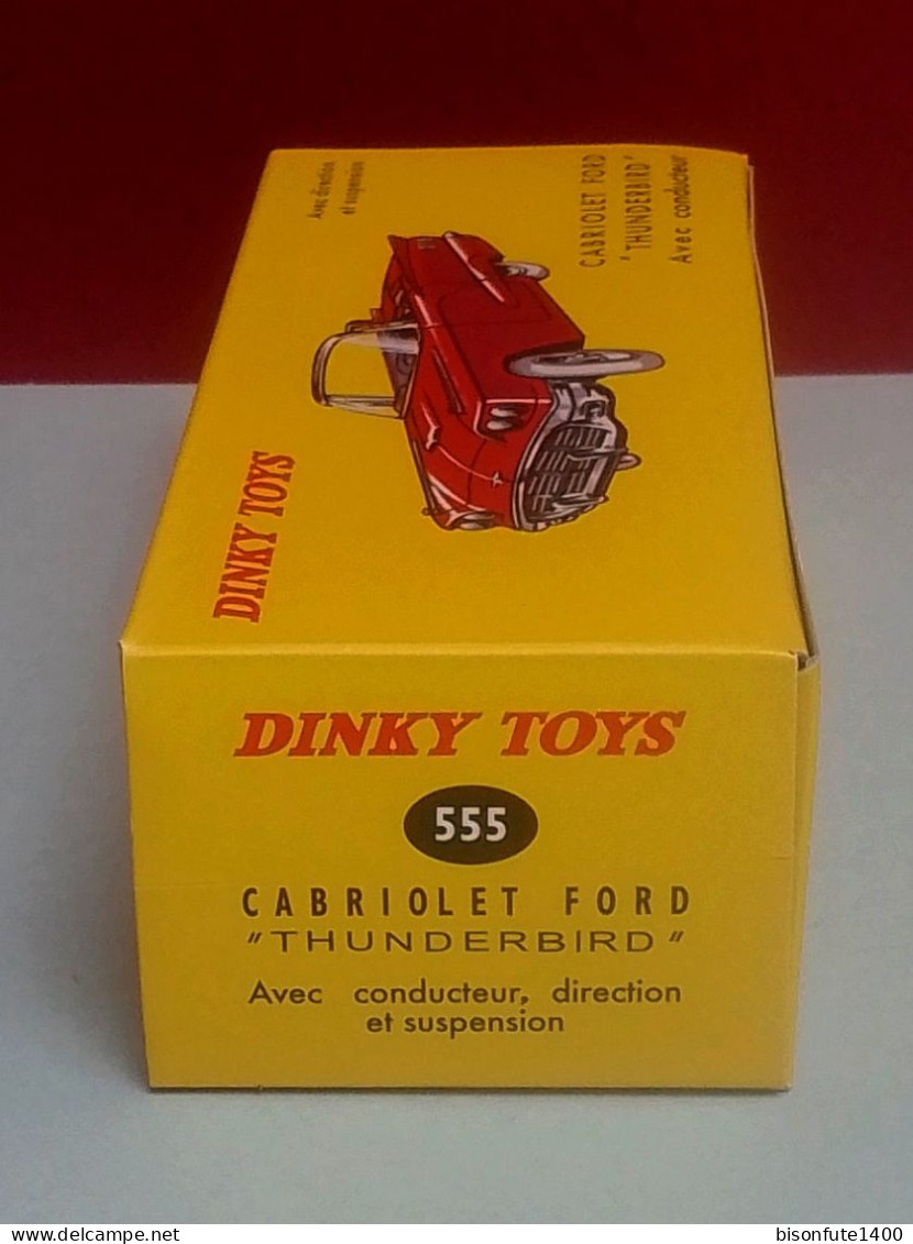 CABRIOLET FORD THUNDERBIRD DINKY TOYS ATLAS Avec Conducteur, Direction Et Suspension - Neuve Avec Sa Boîte( V. Photos ). - Dinky