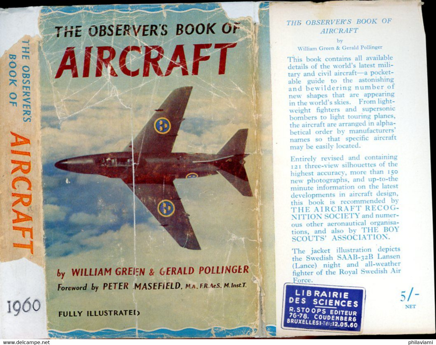Observer's Book Of Aircraft 1960 William Green Illustrated 151 Aircrafts Avions Flugzeuge - Trasporti