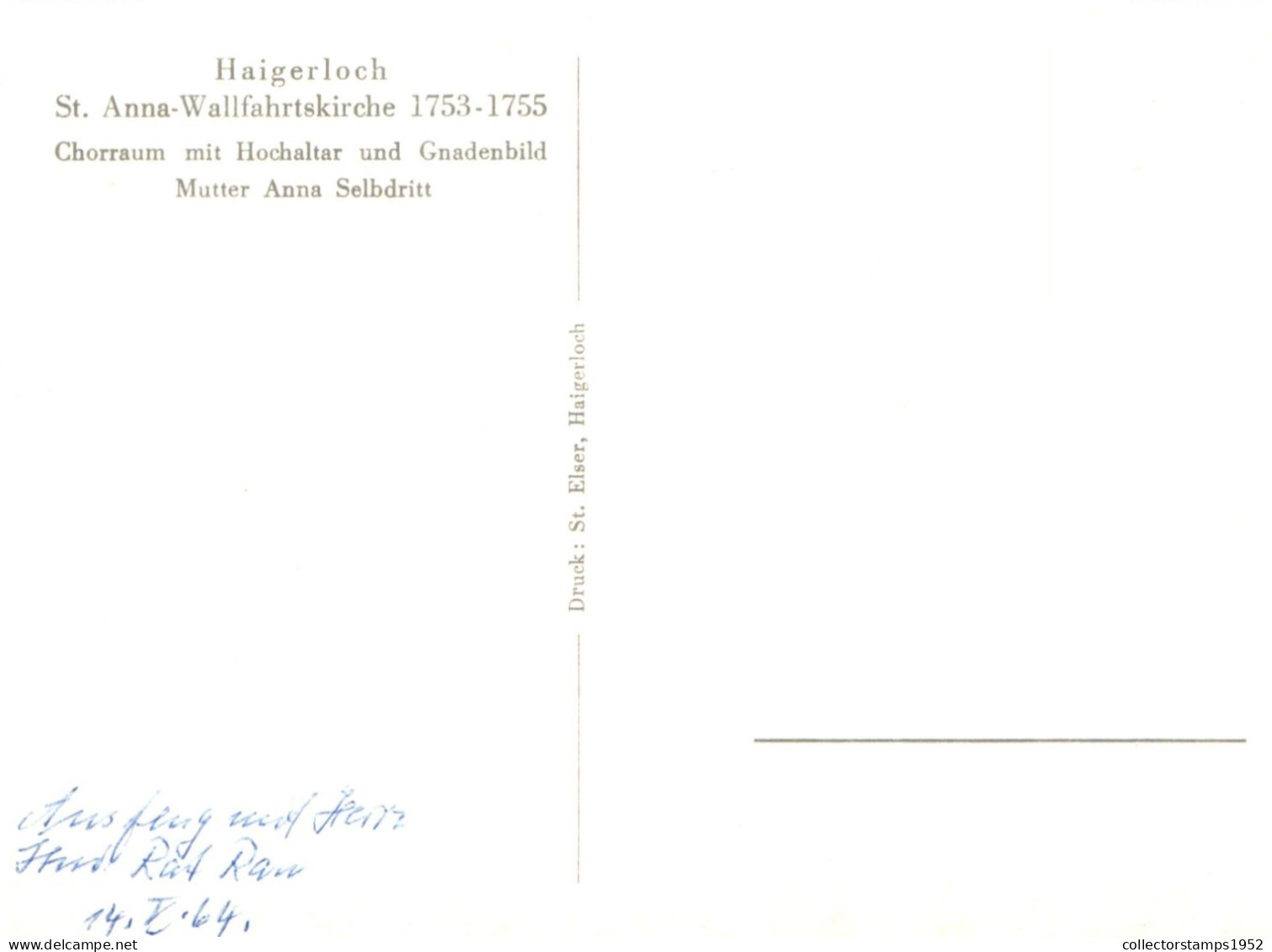 GERMANY, BADEN WURTTEMBERG, HAIGERLOCH, ST. ANNA WALLFAHRTSKIRCHE, CHURCH - Haigerloch