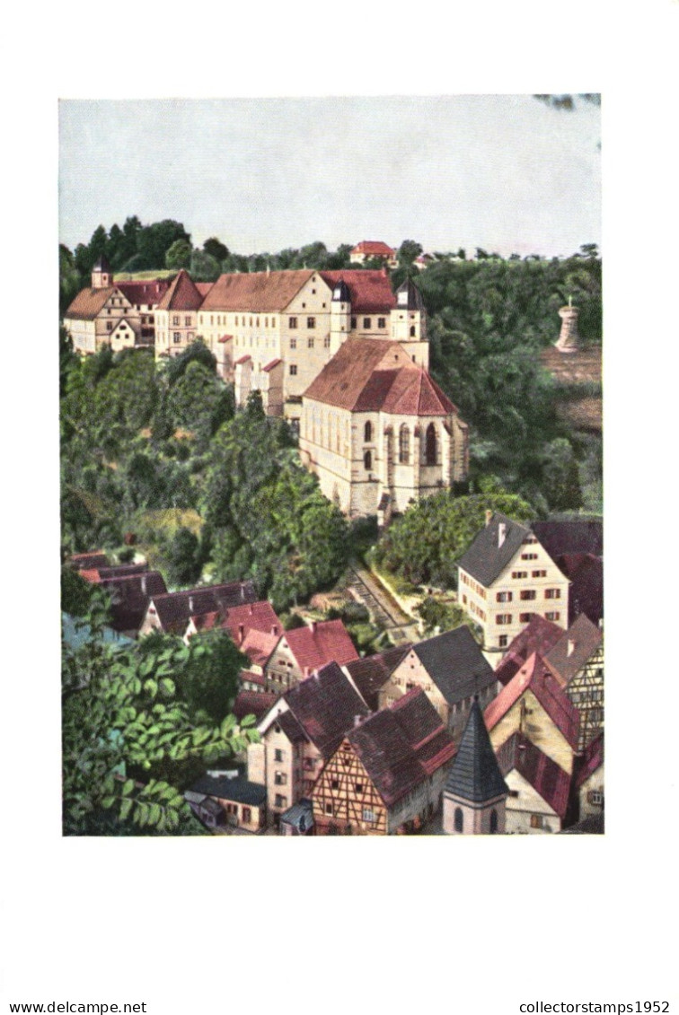 GERMANY, BADEN WURTTEMBERG, HAIGERLOCH, VIEW OF THE CASTLE CHURCH AND CASTLE - Haigerloch