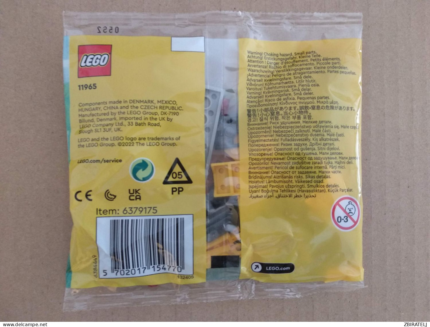 LEGO Creator 11965 Polybag DIGGER BAGGER EXCAVATOR Brand New Sealed SET - Figures