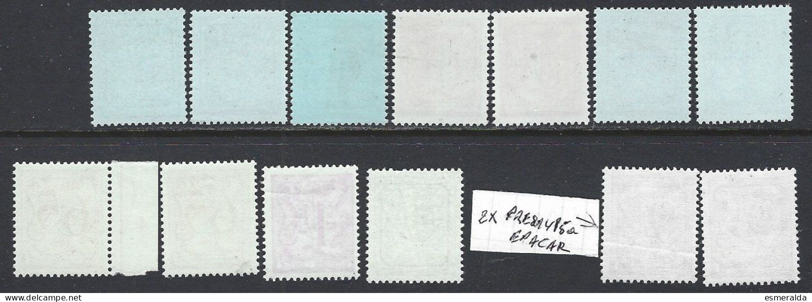 (BL78) Lot 13 Valeurs(1timbre N°pla) Préos Type Et Papier Divers Dont 2 X Pre 814 P5a Epacar(1avec Pli Non Compté) ** - Typo Precancels 1967-85 (New Numerals)