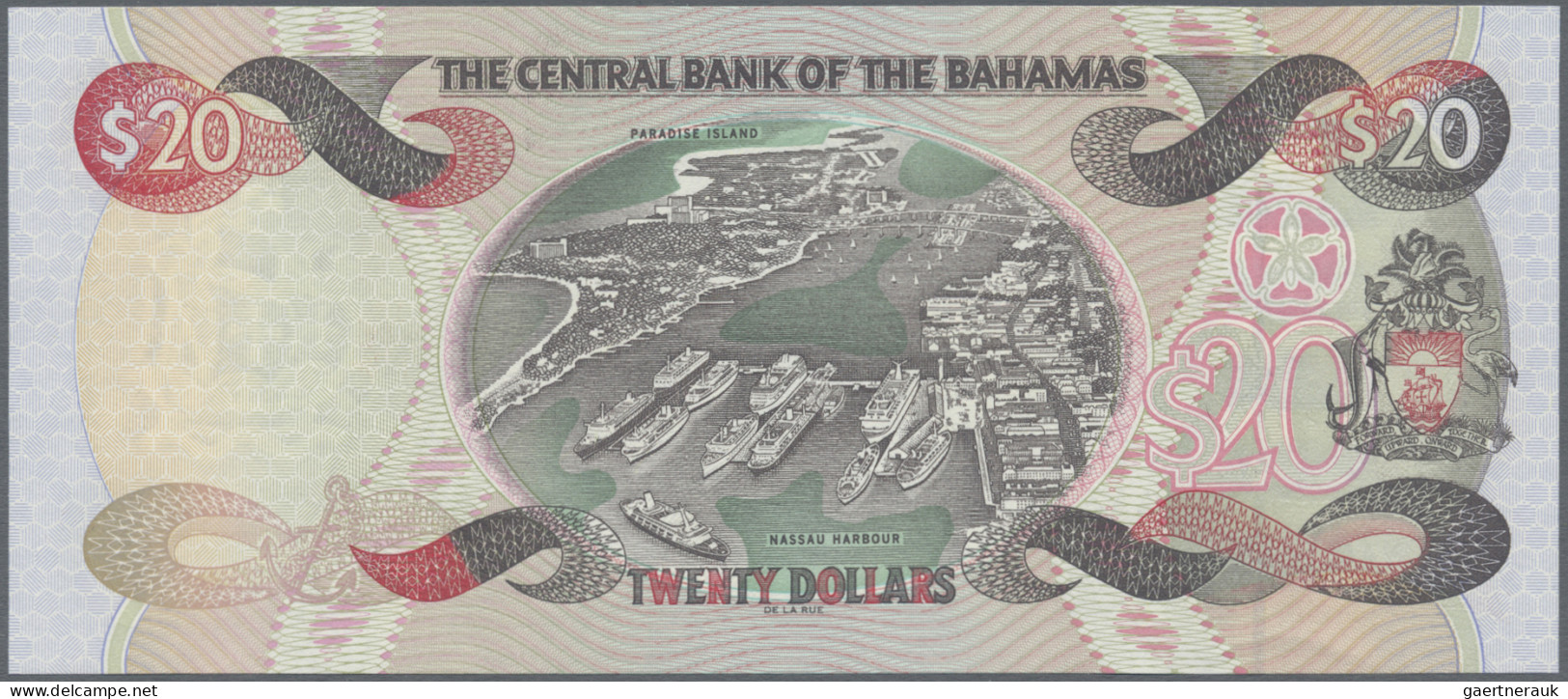 Bahamas: The Central Bank Of The Bahamas, 20 Dollars 2000 With Signature Julian - Bahamas