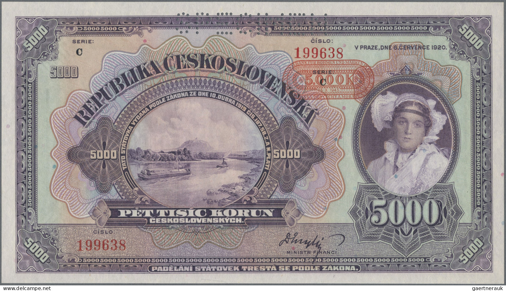 Bohemia & Moravia: Protektorat Böhmen Und Mähren, Huge Lot With 29 Banknotes, Se - Cecoslovacchia