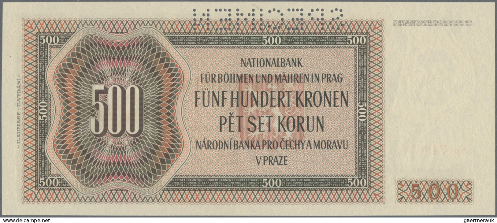 Bohemia & Moravia: Protektorat Böhmen und Mähren, huge lot with 29 banknotes, se