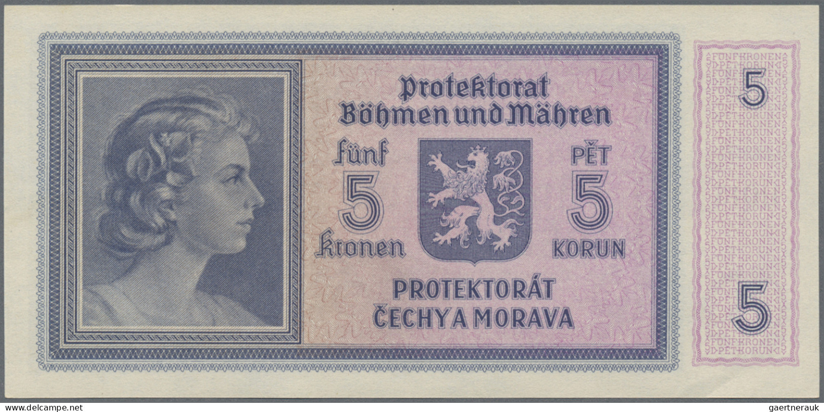 Bohemia & Moravia: Protektorat Böhmen und Mähren, huge lot with 29 banknotes, se