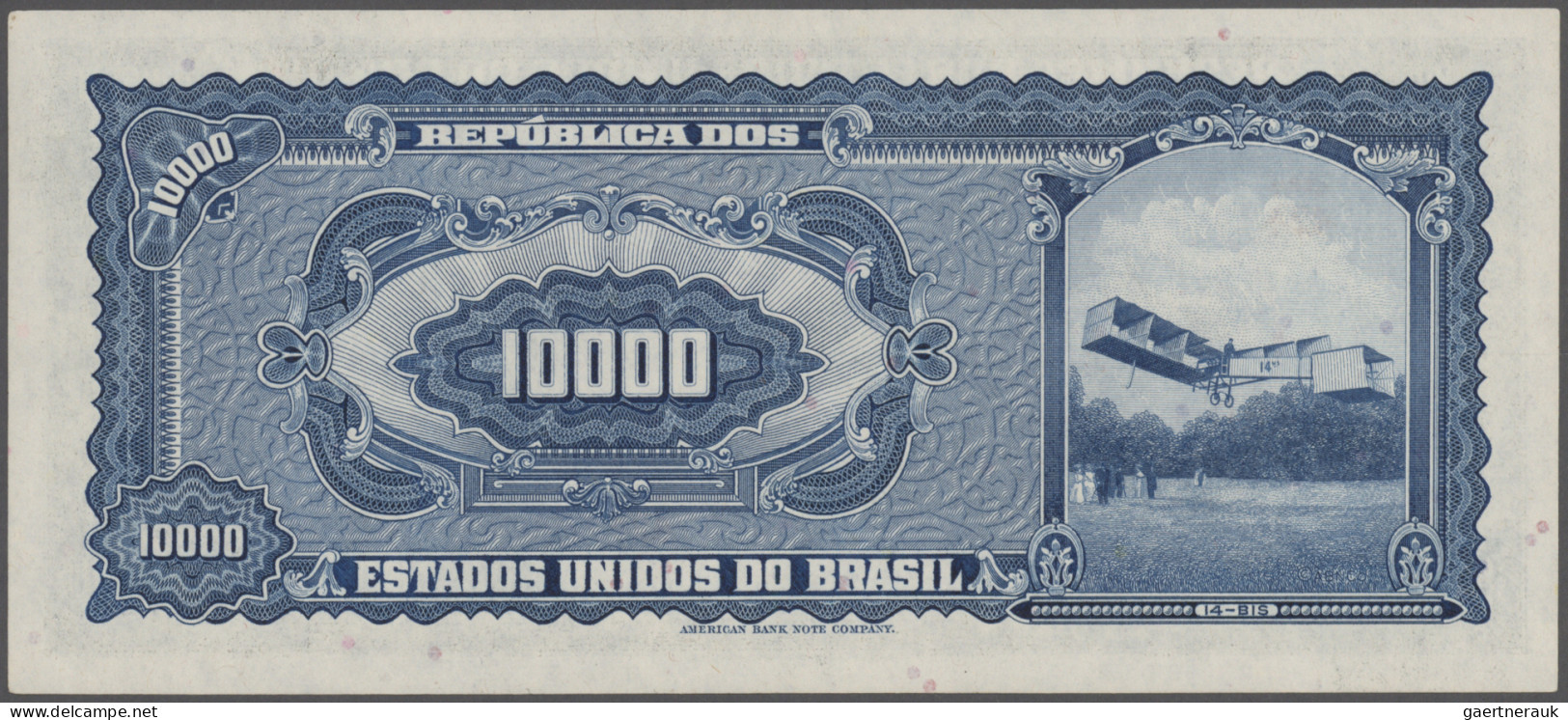 Brazil: República Dos Estados Unidos Do Brasil, 10.000 Cruzeiros ND(1966), P.182 - Brésil