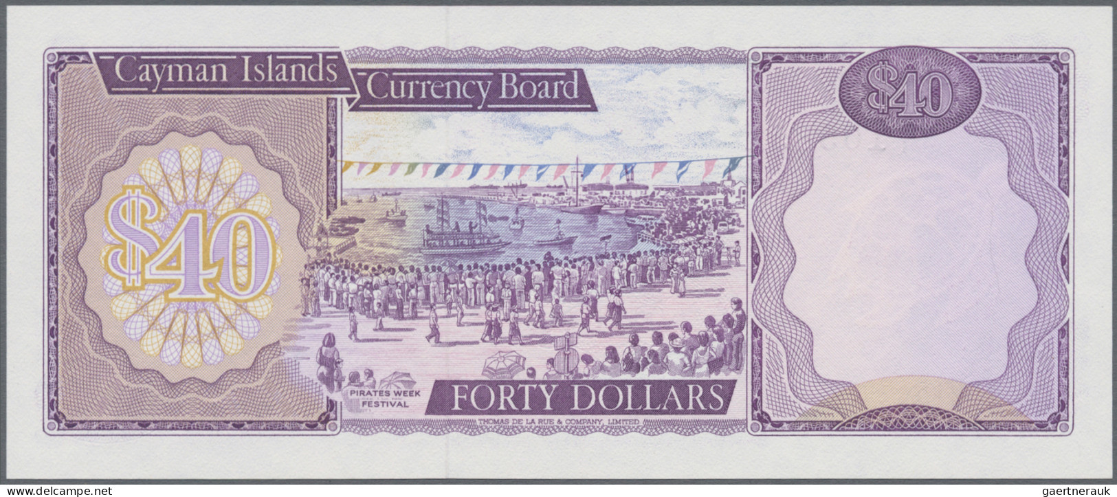 Cayman Islands: Cayman Islands Currency Board, Pair With 1 Dollar L.1974 With Pr - Isole Caiman