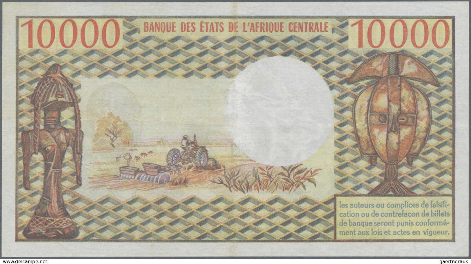 Central African Republic: Banque Des États De L'Afrique Centrale - Empire Centra - Centraal-Afrikaanse Republiek